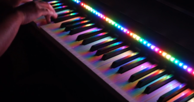 Aurora piano LED strip